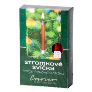 Svíčky stromkové červené 12ks č.18666 Svíčky stromkové červené 12ks č.18666 - Drogerie Osvěžovače a svíčky Svíčky ostatní